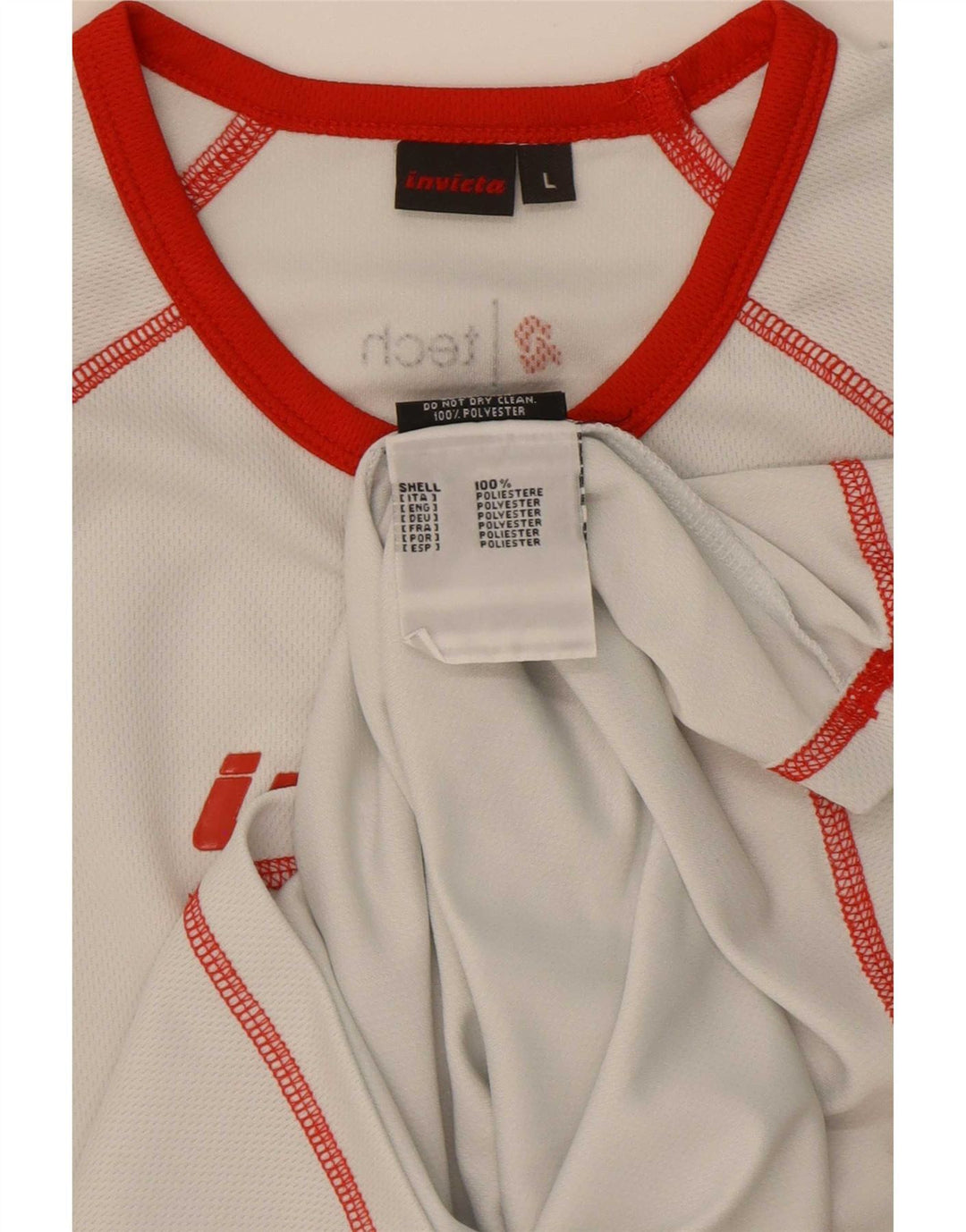 Invicta Camiseta gráfica para niños 11-12 años Grande Poliéster blanco