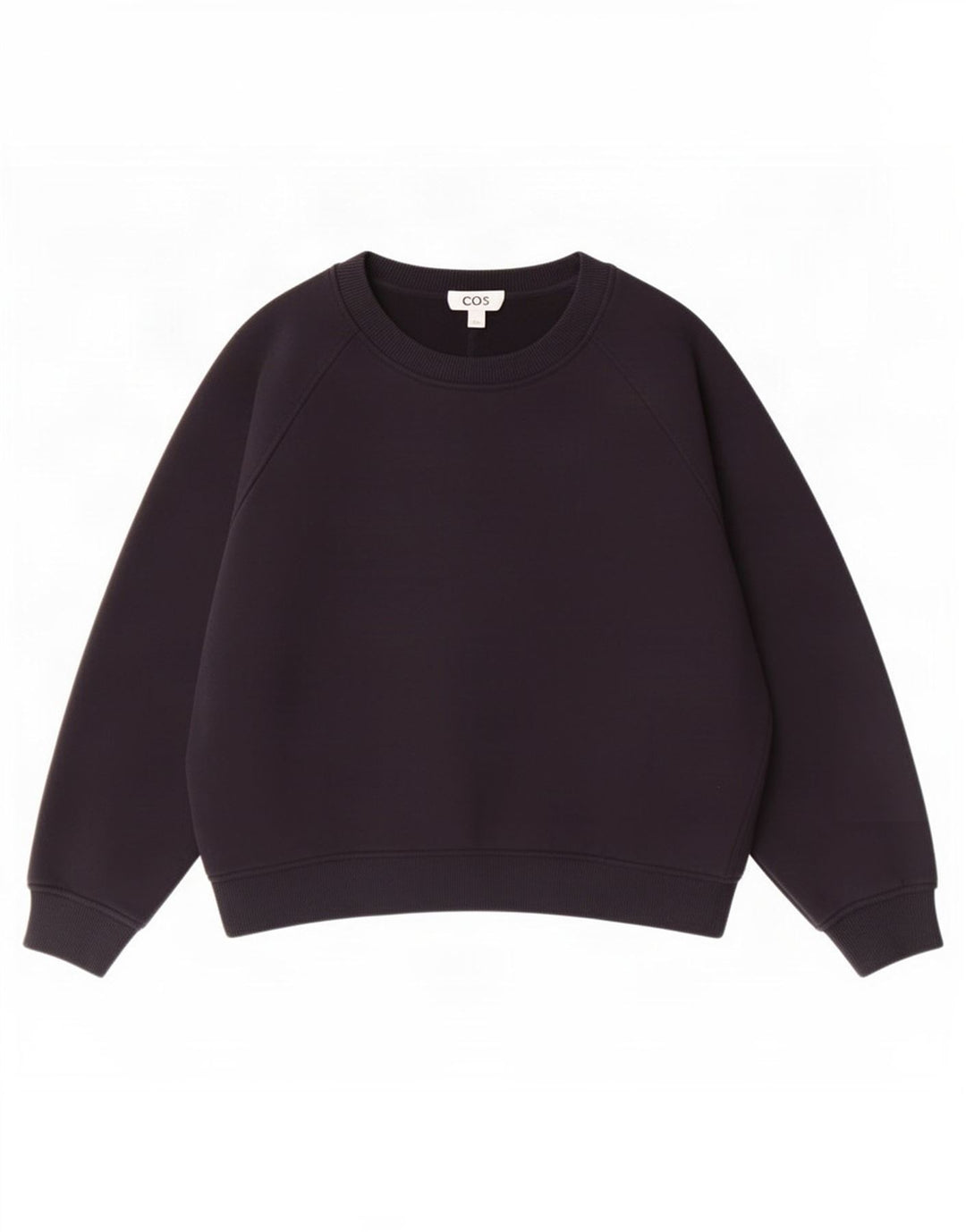 Cos - Sudadera extragrande para mujer, talla 14, algodón azul marino mediano