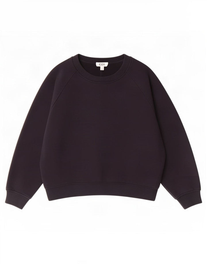 Cos - Sudadera extragrande para mujer, talla 14, algodón azul marino mediano