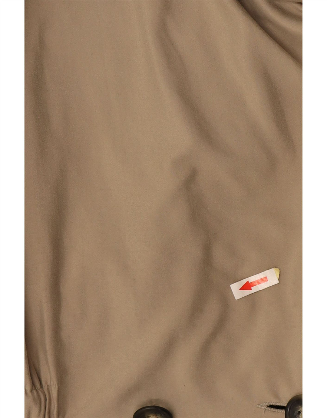 Vintage mujer abrigo Reino Unido 16 grande beige