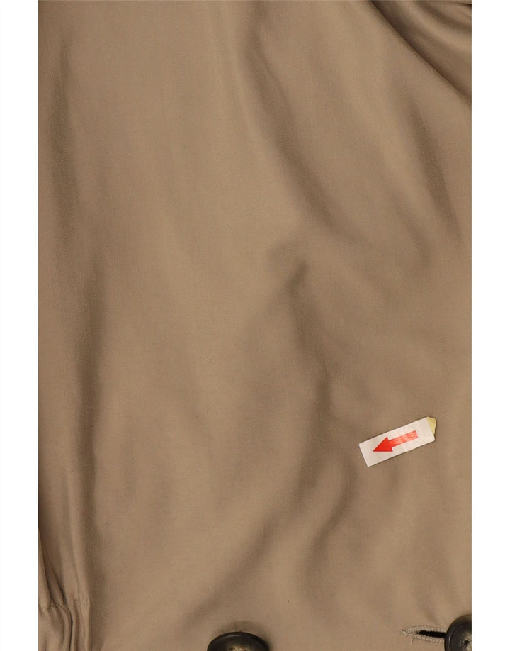 Vintage mujer abrigo Reino Unido 16 grande beige