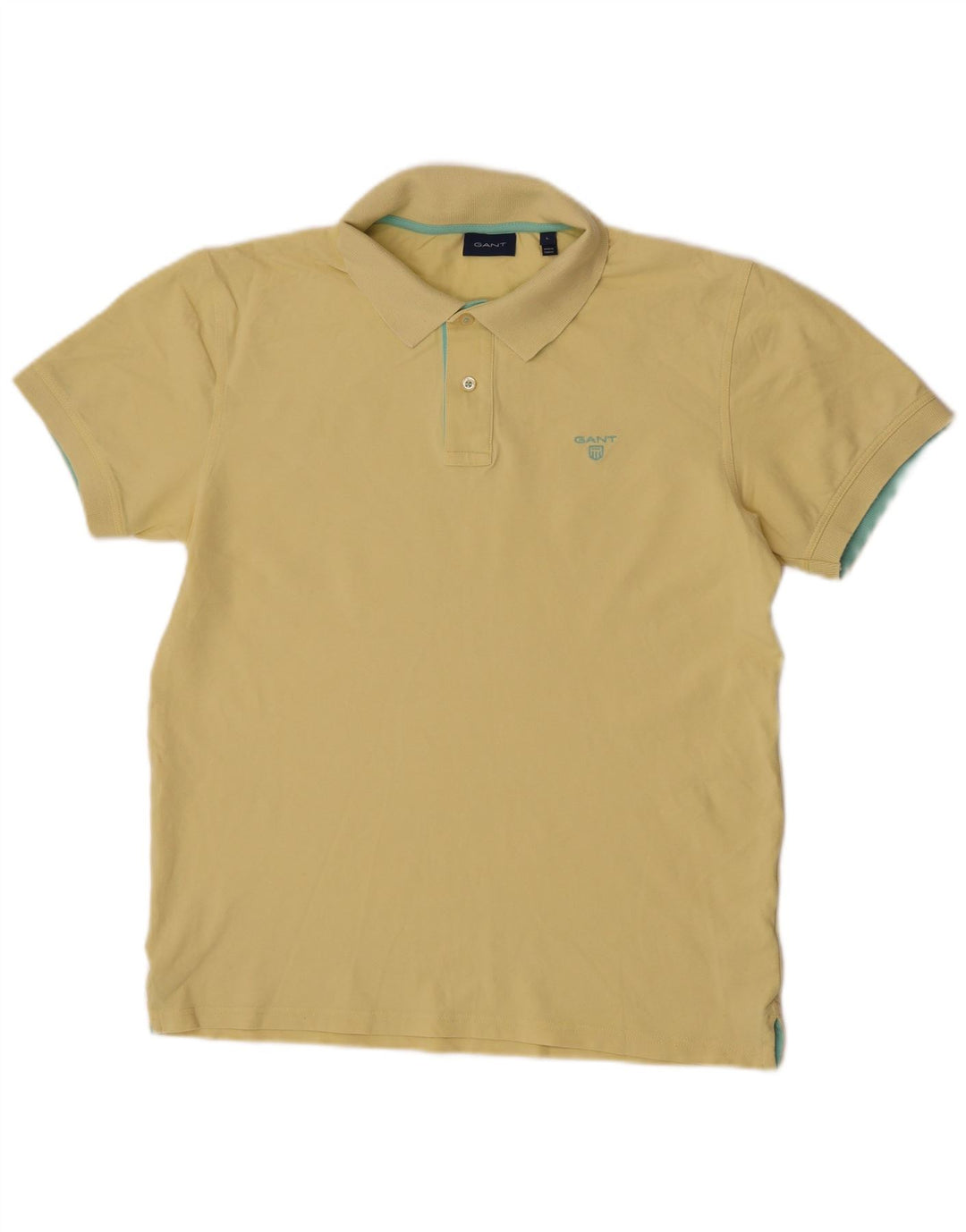 GANT Polo Hombre Large Algodón Amarillo