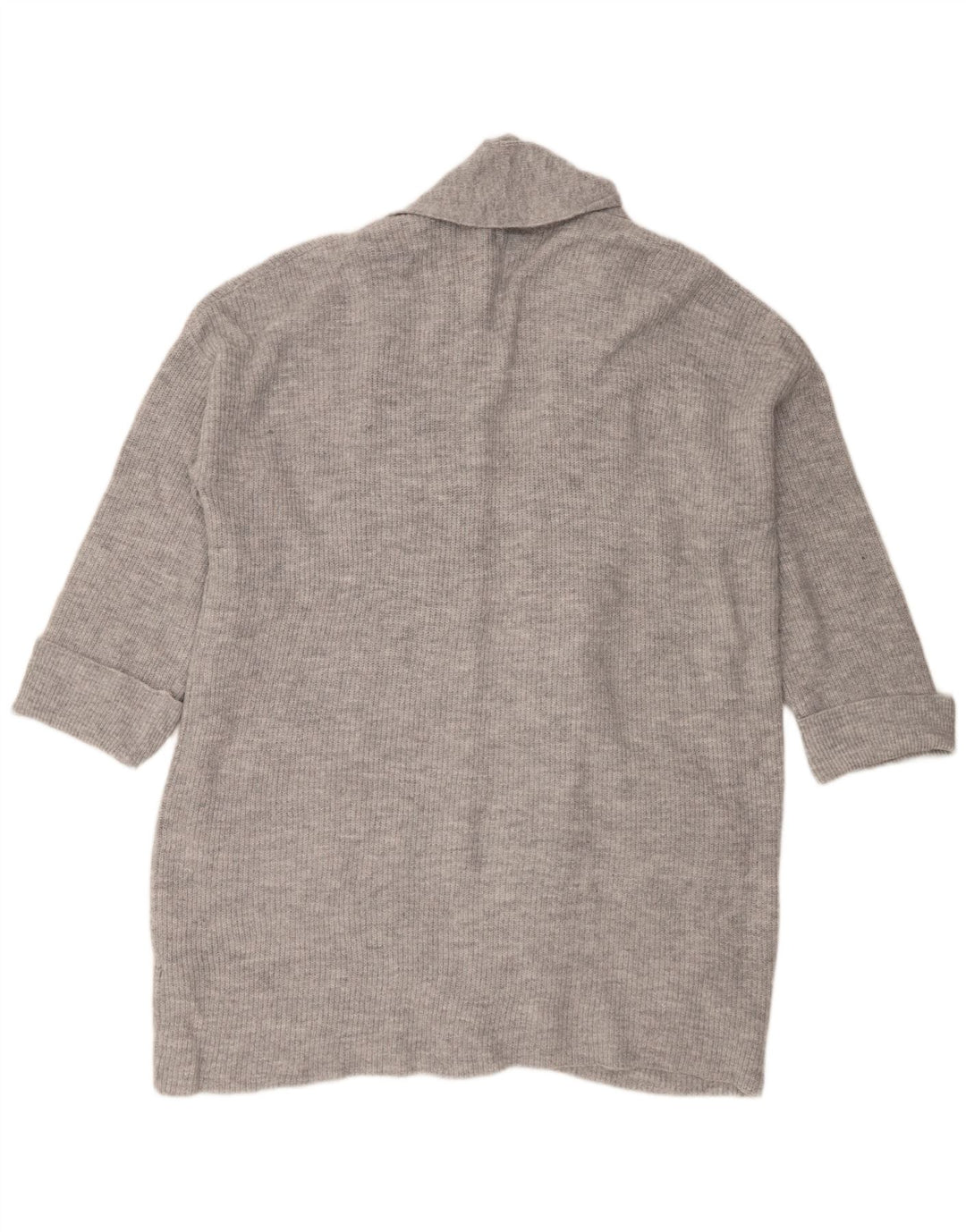Jack Wills Suéter tipo cárdigan largo extragrande para mujer UK 42 Gris medio