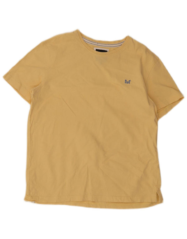 Crew Clothing - Camiseta para hombre, talla grande, algodón amarillo