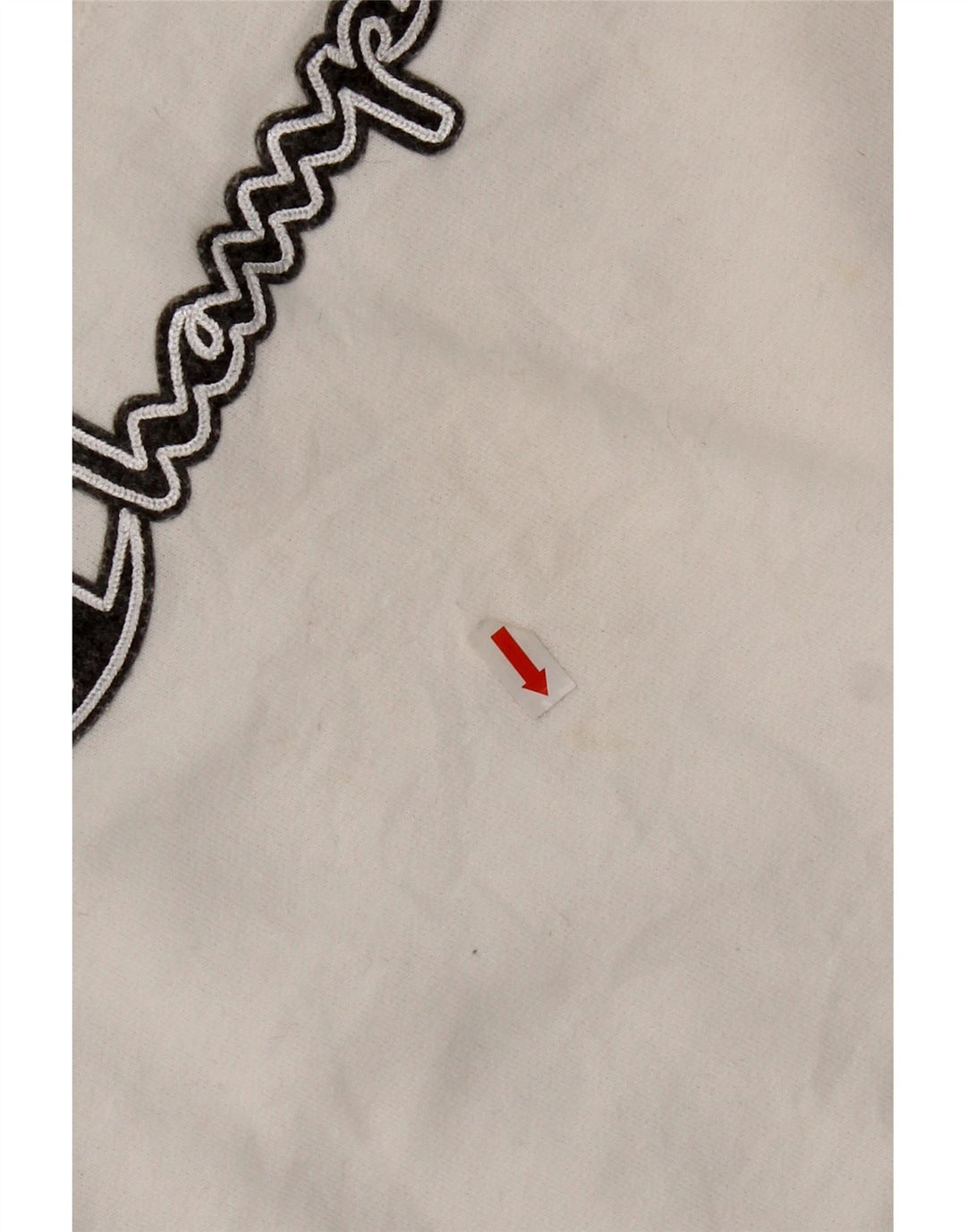 Champion Sudadera Gráfica para Mujer Jersey UK 46 Grande Poliéster Blanco