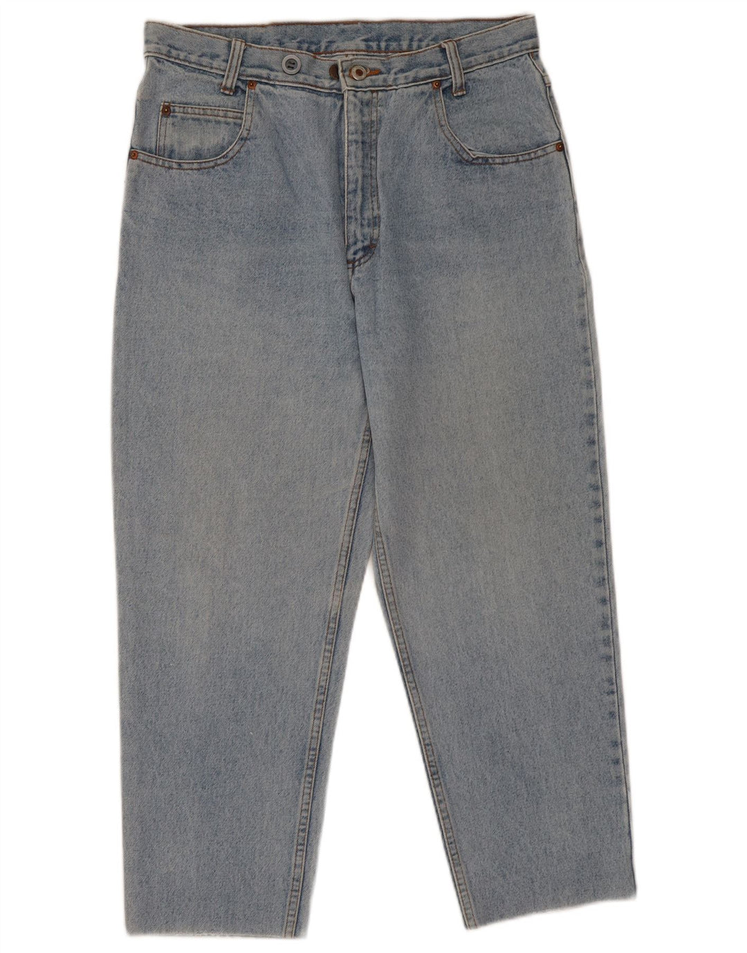 Vaqueros cónicos vintage para mujer W32 L26 azul