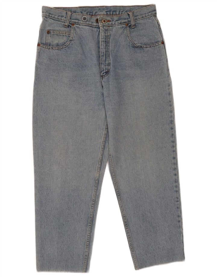 Vaqueros cónicos vintage para mujer W32 L26 azul