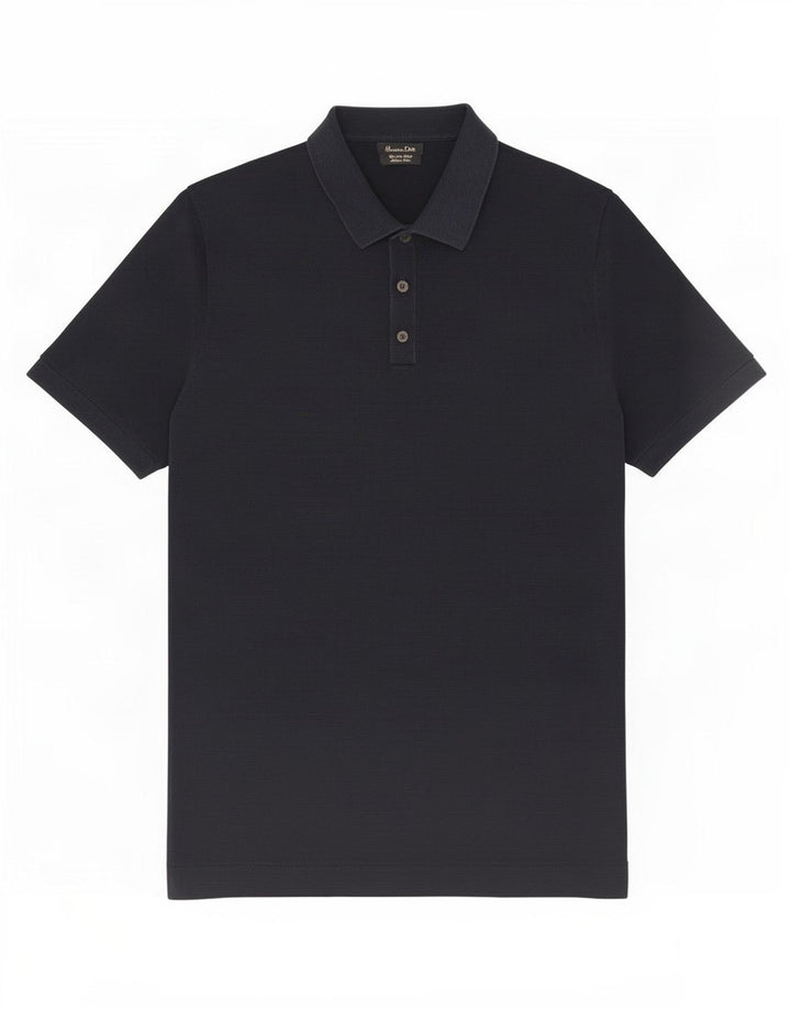 Polo Massimo Dutti Hombre Azul Marino Grande