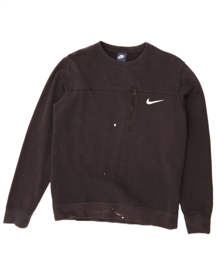 Nike Hombre Sudadera Jumper Medium Negro Algodón