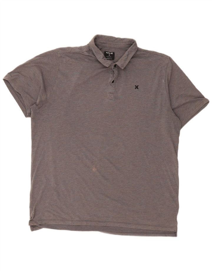 HURLEY Polo Dri Fit para hombre XL Algodón gris