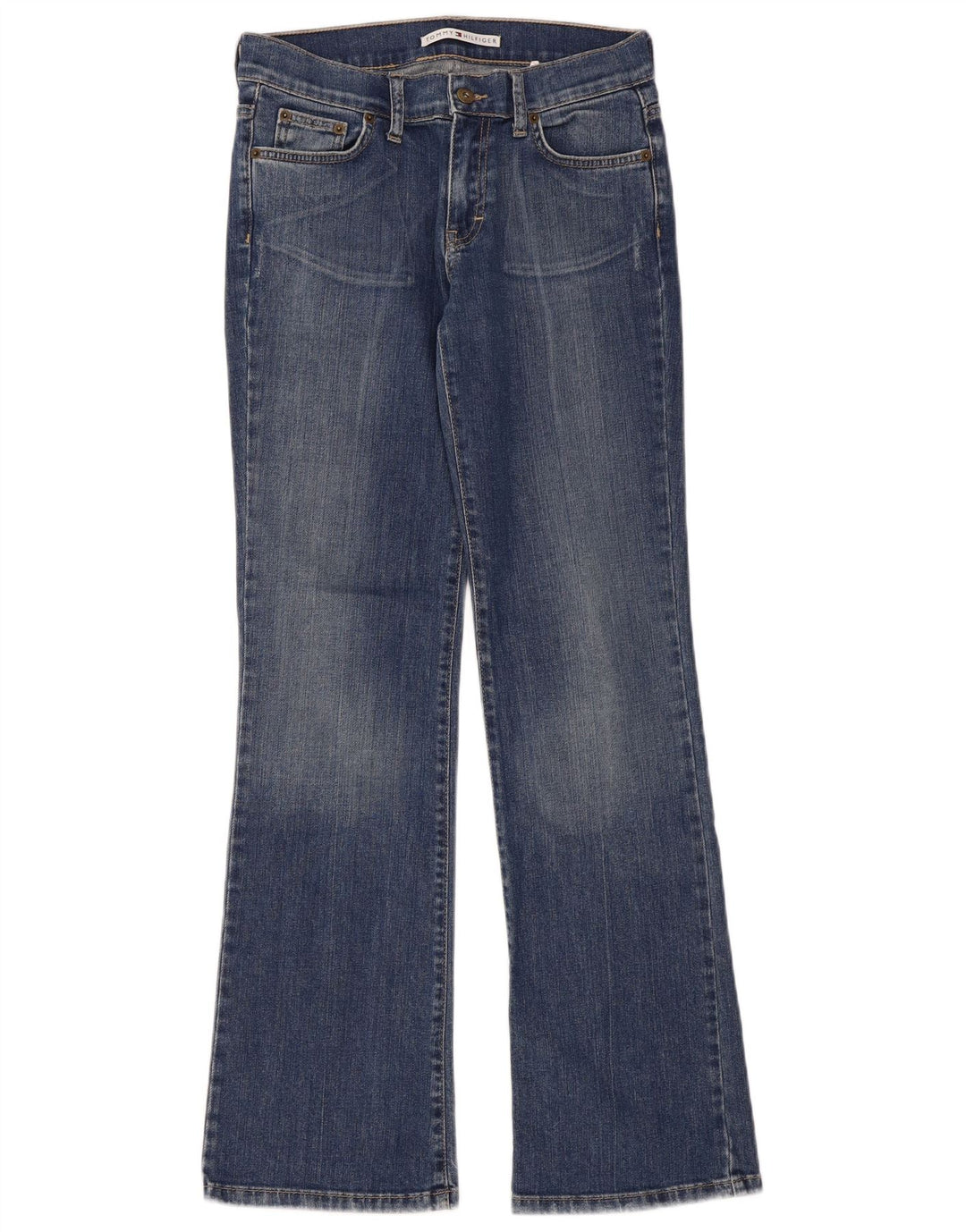 Tommy Hilfiger Jeans Bootcut para Mujer US 6 Medium W30 L33 Algodón Azul