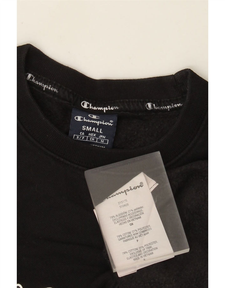 Champion Sudadera Gráfica para Hombre Jersey Pequeño De Algodón Negro