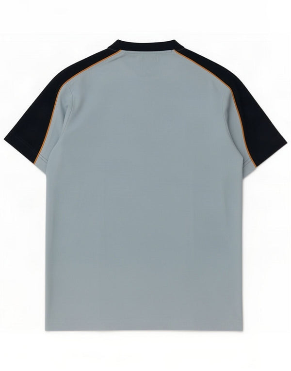 Kappa Hombre Camiseta Top Small Azul Colorblock Poliéster
