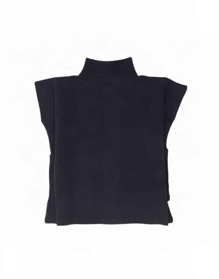 Marks & Spencer Jersey Poncho para Mujer Talla única Poliéster Azul Marino