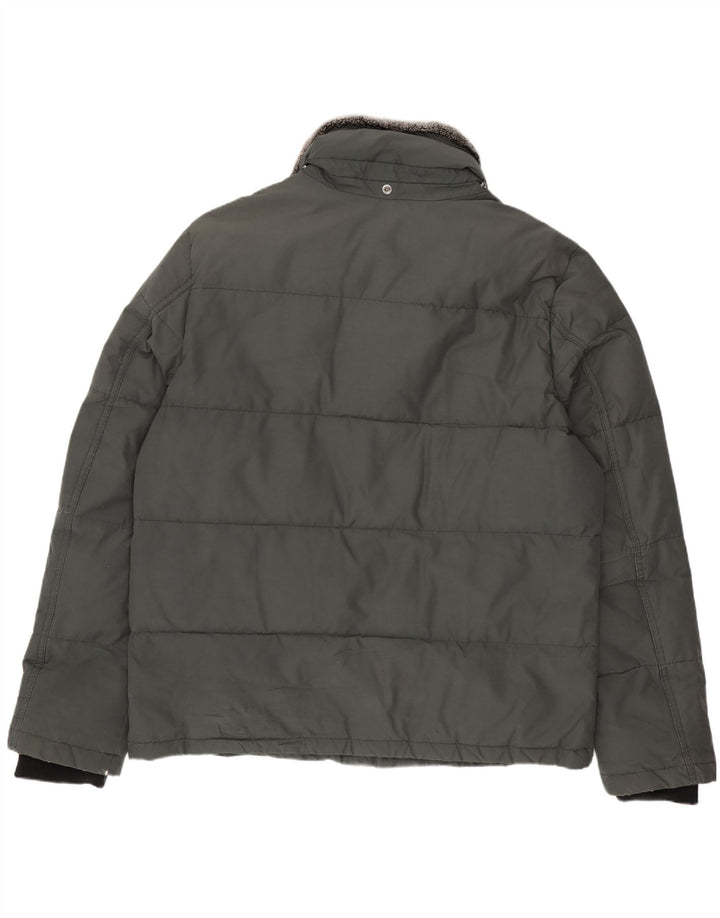 Tommy Hilfiger Chaqueta acolchada para hombre UK 42 XL Poliamida verde