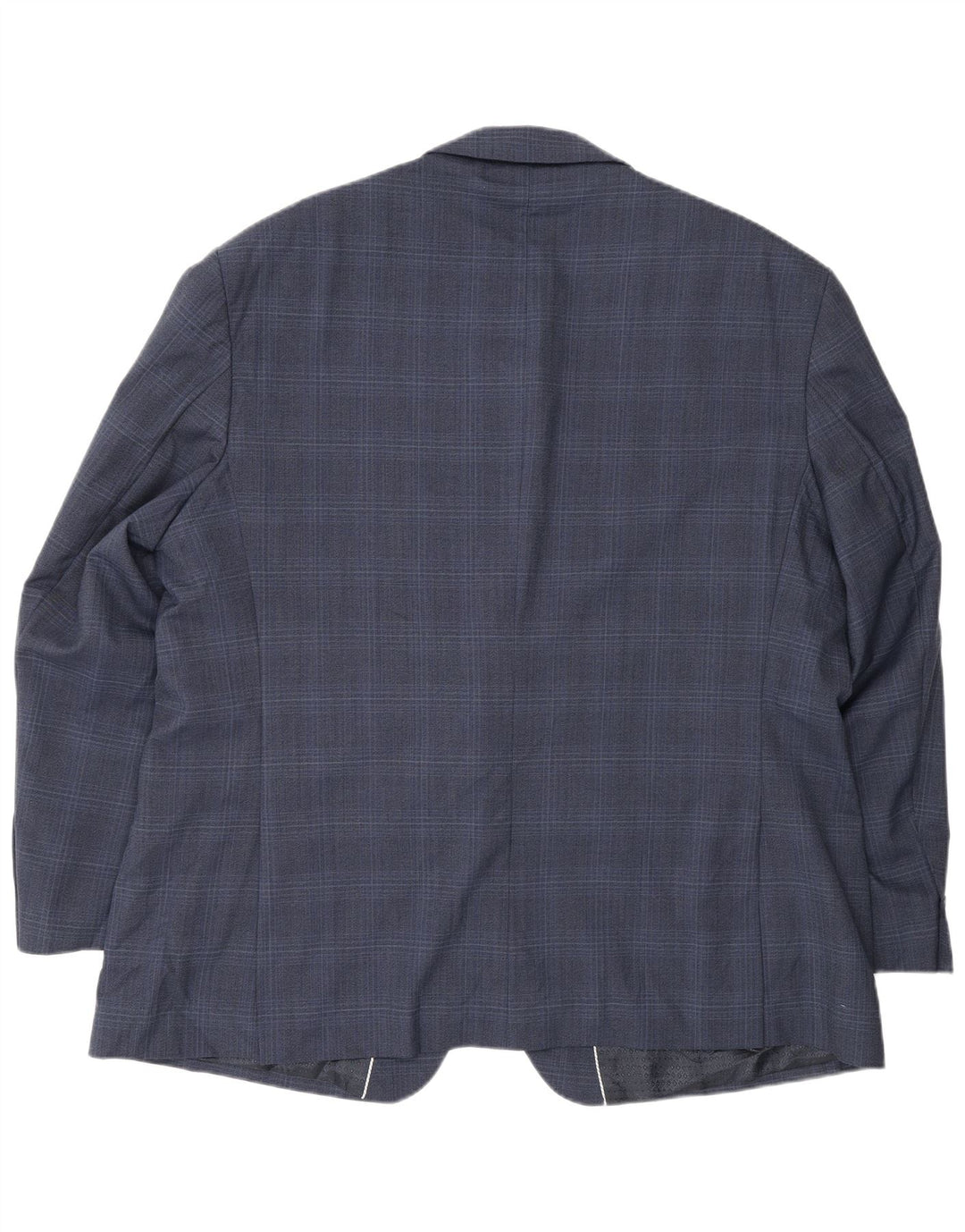 Pierre Cardin Chaqueta tipo blazer de 2 botones para hombre UK 50 5XL Azul marino a cuadros