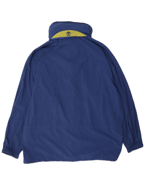 Timberland Chaqueta impermeable con capucha Weathergear para hombre UK 42 XL Nylon azul