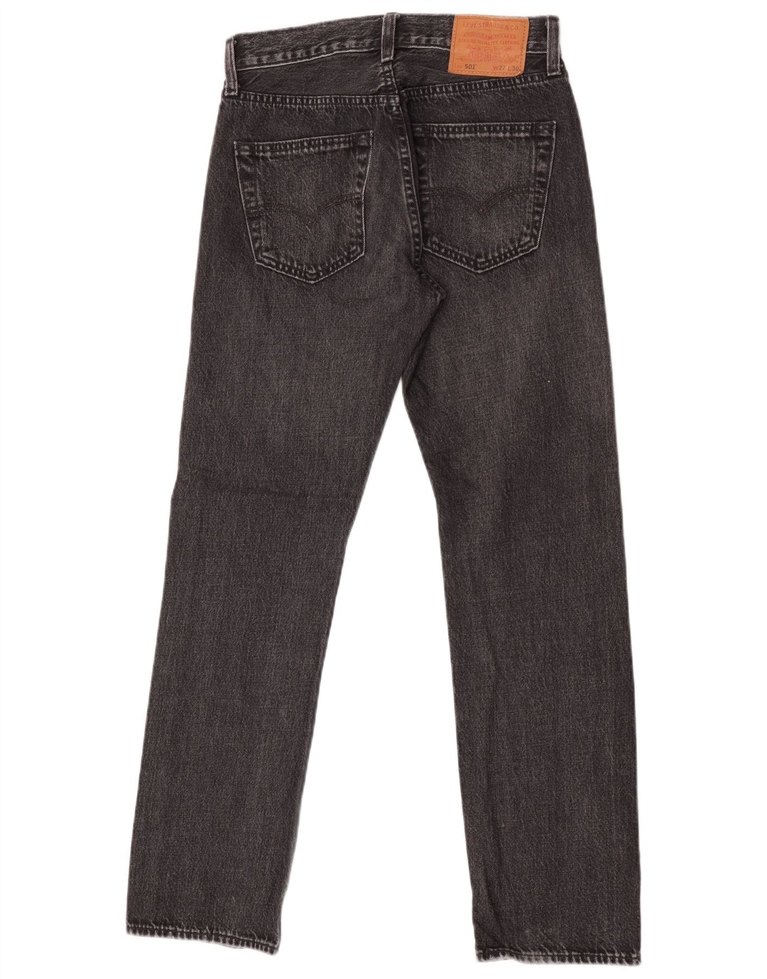Levi's Vaqueros rectos 501 para hombre W27 L30 Algodón gris