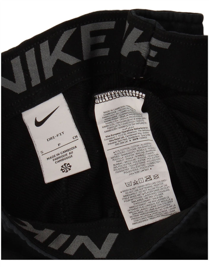 NIKE Hombre Dri Fit Chándal Pantalones Joggers Pequeño Algodón Negro
