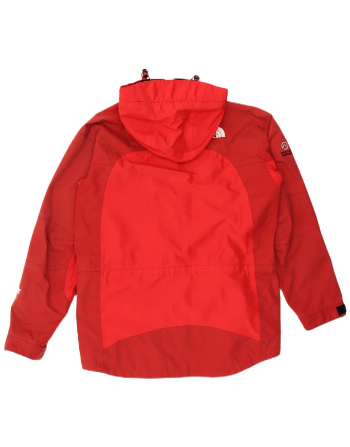 THE NORTH FACE Chaqueta cortavientos con capucha para hombre UK 38 Medium Red Colourblock