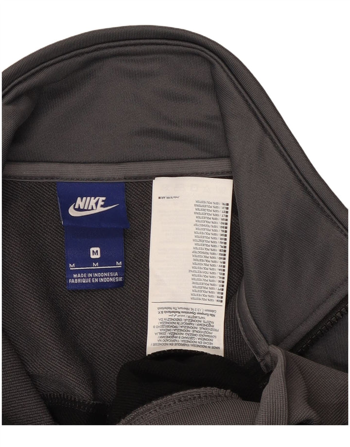 Nike - Chaqueta de chándal para hombre, color negro medio, poliéster con bloques de color