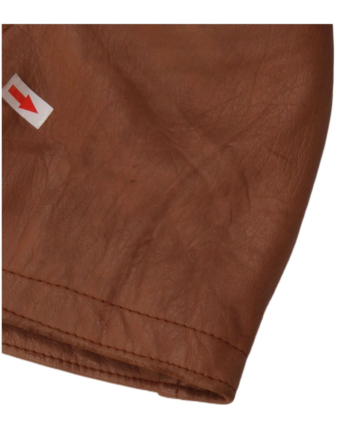 Vintage mujer chaqueta de piel de gran tamaño Reino Unido 16 marrón grande