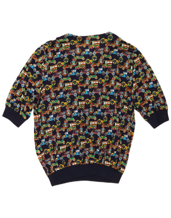 Blusa tipo camisa para mujer Les Lunis UK 44 Grande Algodón azul marino