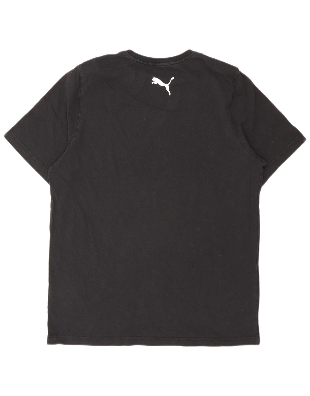 Puma - Camiseta para hombre, talla grande, algodón negro