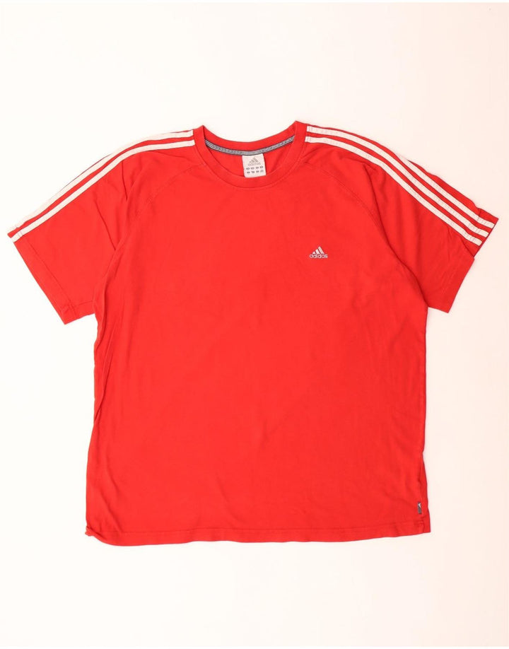 Adidas Camiseta Hombre Top 2XL Algodón Rojo
