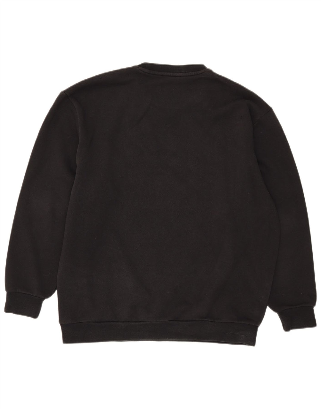 Adidas - Sudadera de gran tamaño con gráfico para hombre, talla 2XS, algodón negro