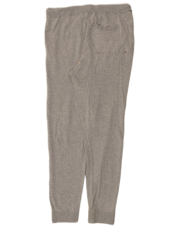 Massimo Dutti Pantalón Chándal Hombre Joggers Large Gris Algodón
