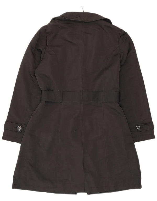 Marks & Spencer Gabardina para mujer UK 44 Grande Poliéster negro
