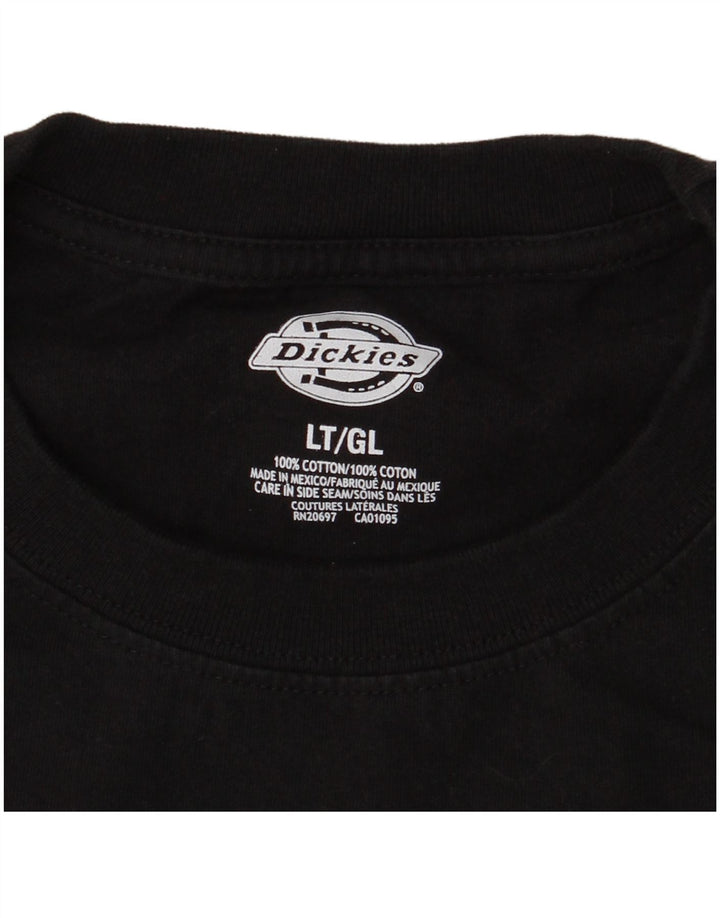 Dickies - Camiseta para hombre, talla grande, color negro, algodón