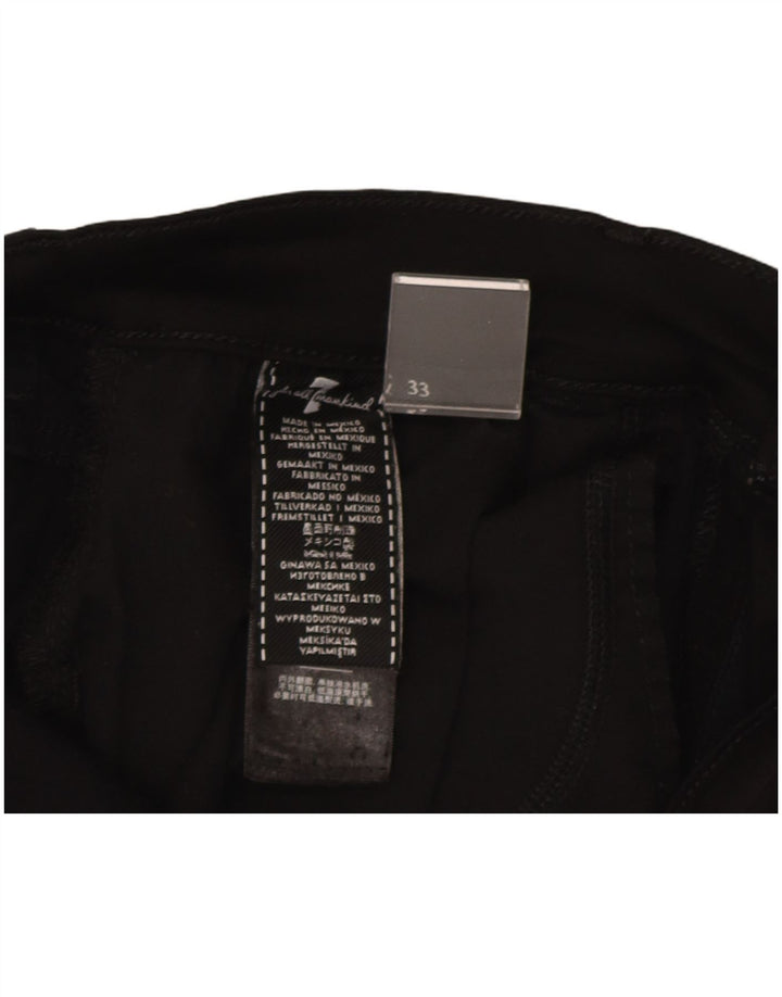 7 For All Mankind Vaqueros ajustados para hombre W33 L33 Black Modal
