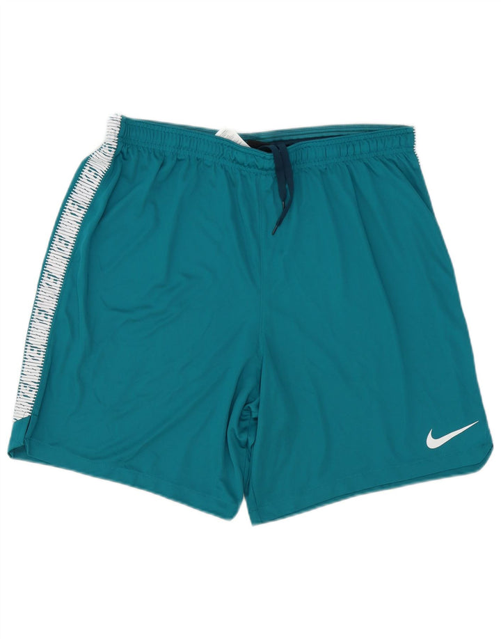 Nike - Pantalones cortos deportivos para hombre Dri Fit Graphic, 2XL, poliéster azul