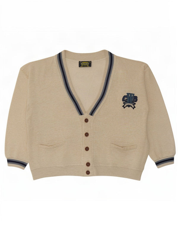 Great Bay Chaqueta de chándal holgada para hombre con moteado beige medio