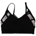 Nike Mujer Acolchado Deporte Bra Top Pequeño Negro Poliéster Deportes
