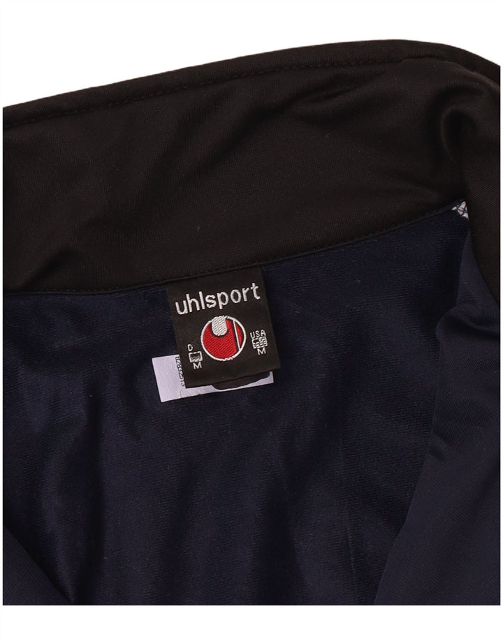Uhlsport Chaqueta de Chándal para Hombre UK 38/40 Medium Azul Marino Poliéster