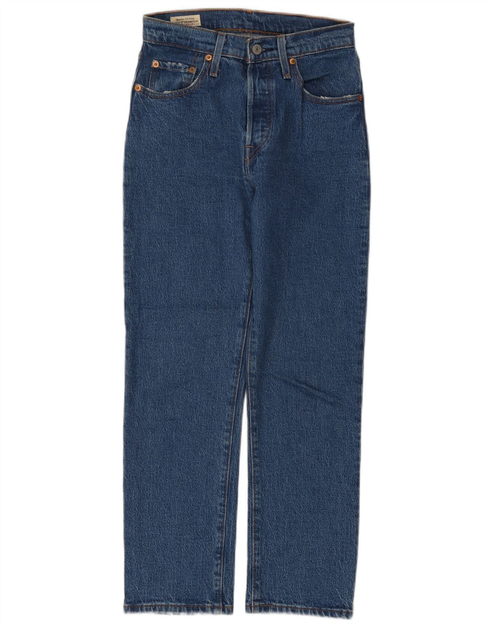 Vaqueros Levi's Mujer 501 Rectos W25 L26 Algodón Azul