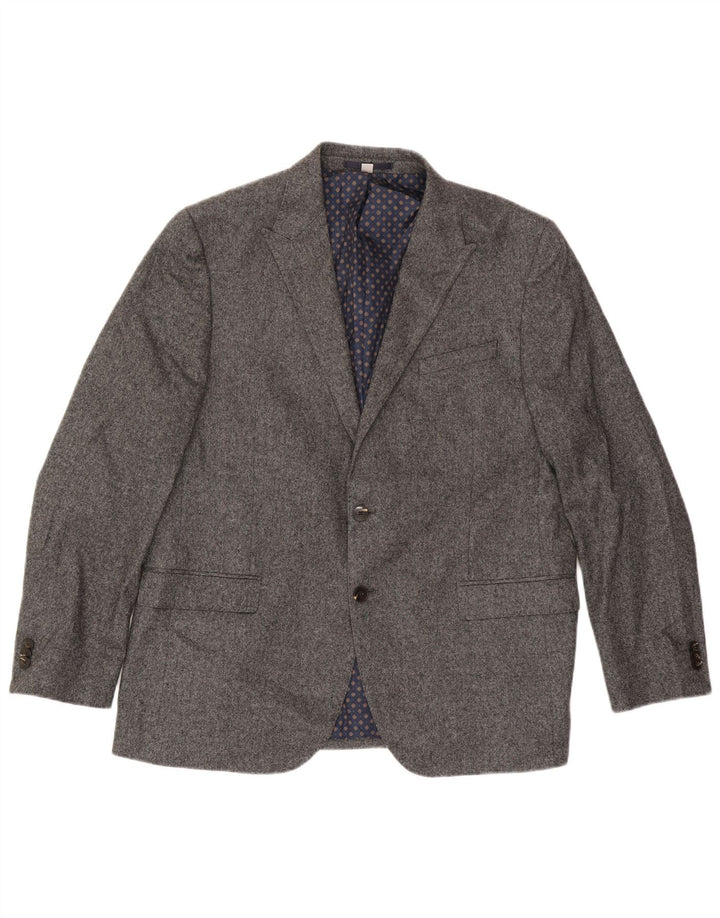 Marks & Spencer Chaqueta tipo blazer de 2 botones para hombre UK 44 2XL Lana gris