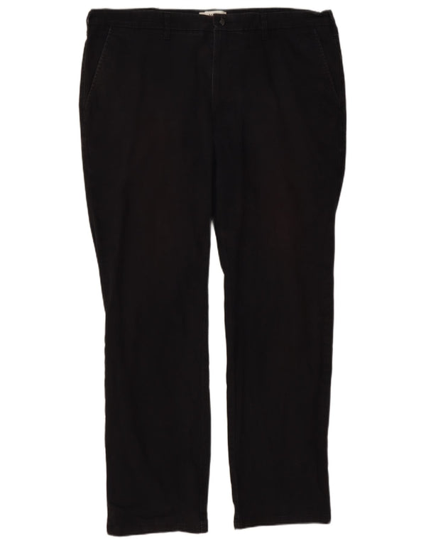 Marks & Spencer Pantalones chinos rectos de corte regular para hombre W40 L31 Negro