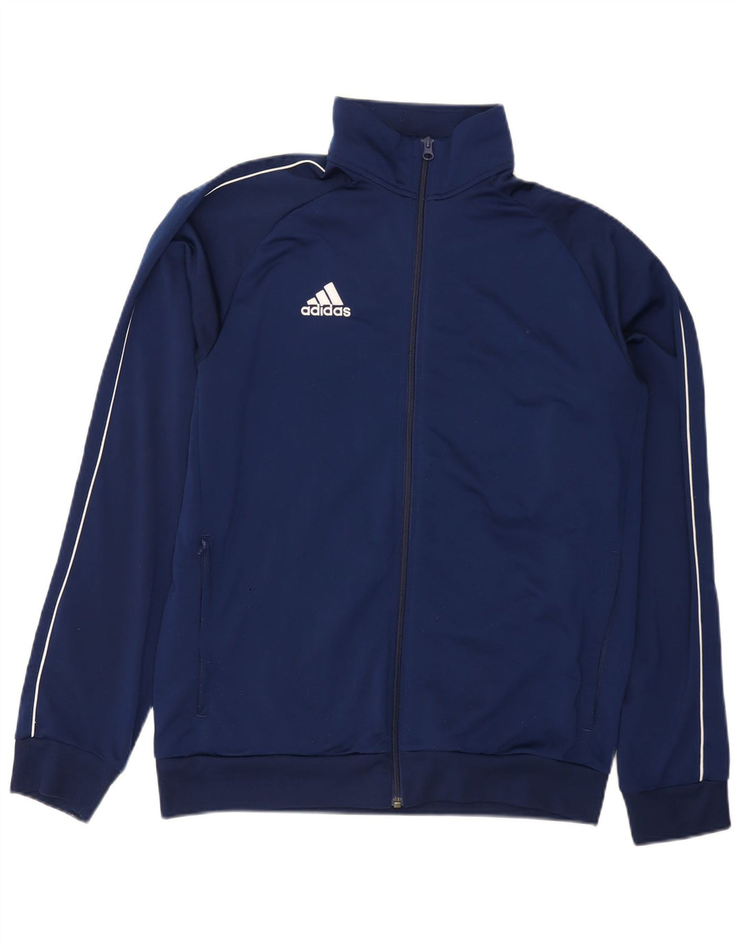 Adidas Hombre Chándal Top Chaqueta Grande Azul Marino Poliéster