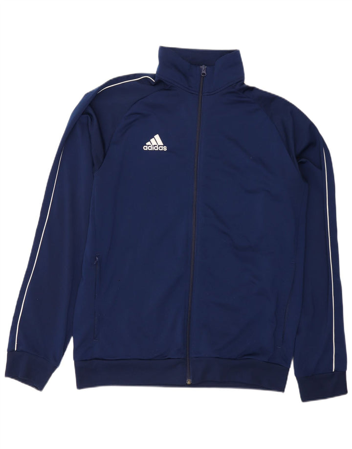 Adidas Hombre Chándal Top Chaqueta Grande Azul Marino Poliéster