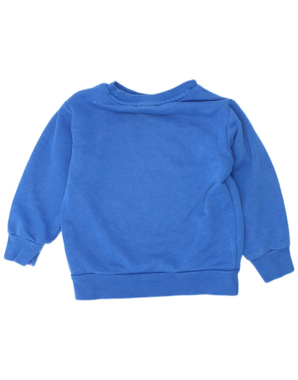 Adidas - Sudadera con gráfico para bebé niño, 18-24 meses, algodón azul