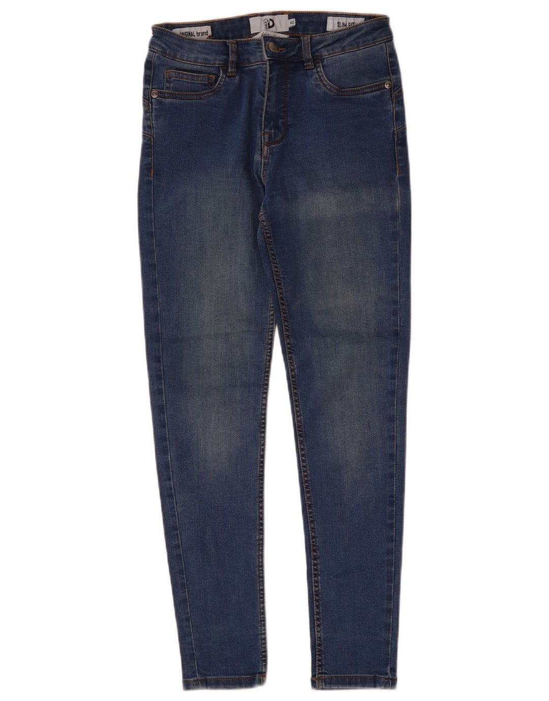 Dack's Jeans Slim para Mujer IT 42 Medium W28 L27 Algodón Azul