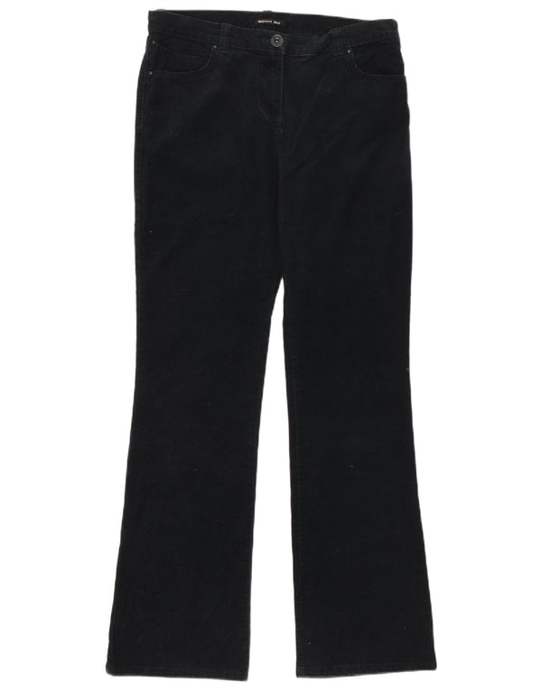 Marks & Spencer Pantalones de pana para mujer UK 12 Medium W32 L32 Azul marino