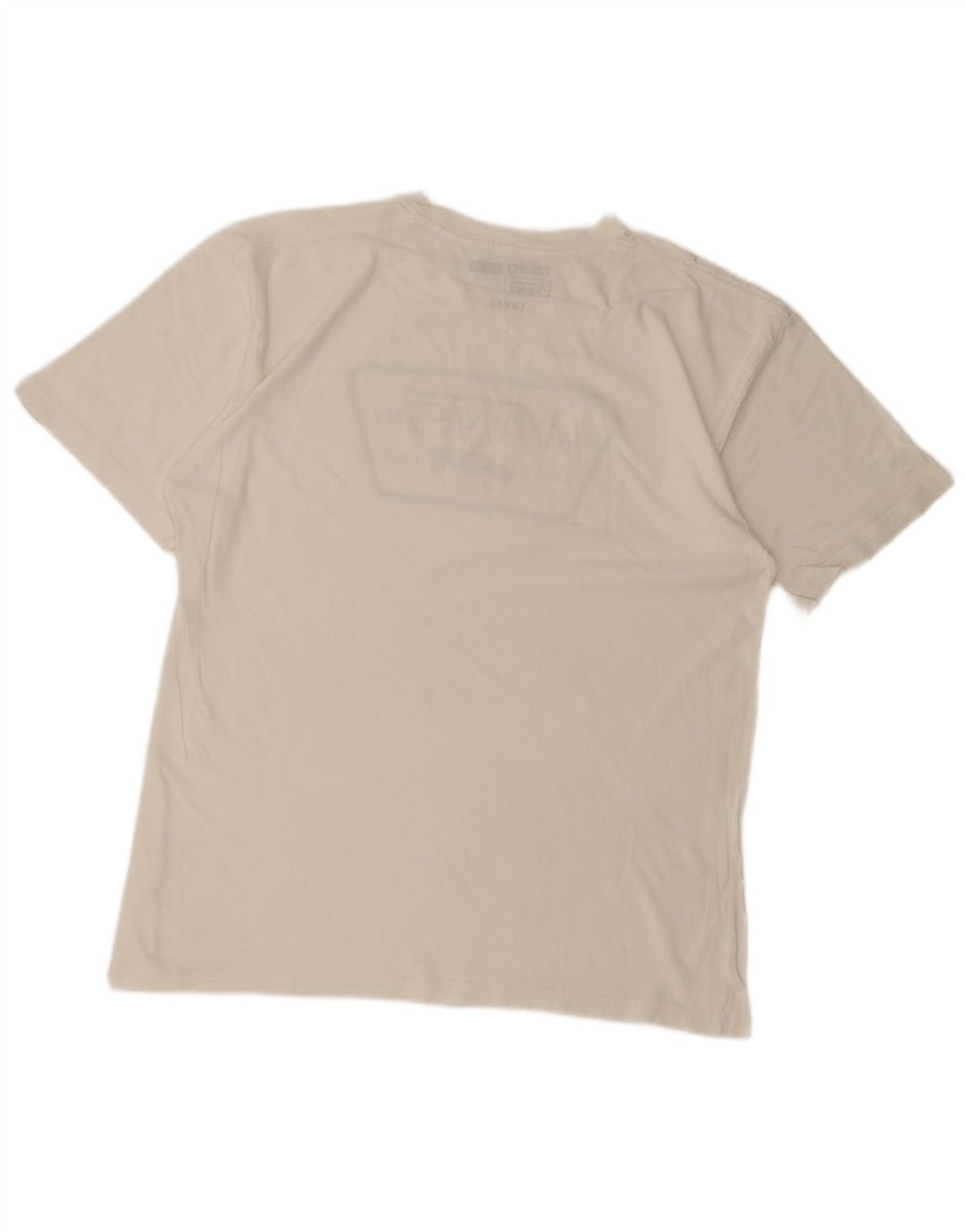 Vans - Camiseta gráfica para hombre, talla grande, algodón blanco