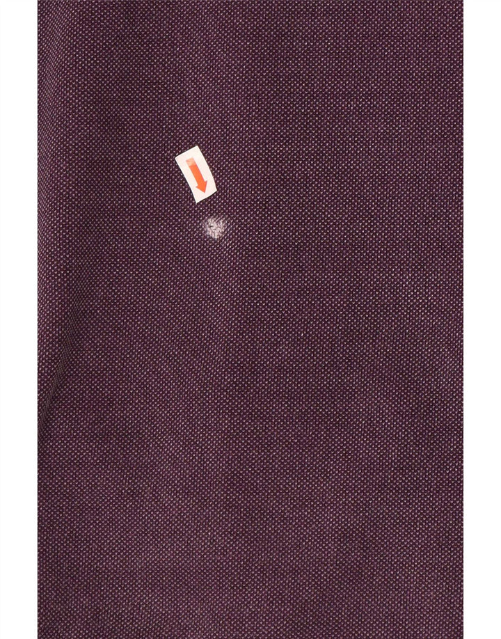 Sudadera con capucha y cuello con cremallera para hombre Fat Face Jersey de algodón morado medio