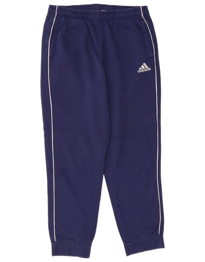 ADIDAS Hombre Chándal Pantalones Joggers Grande Azul Marino Algodón