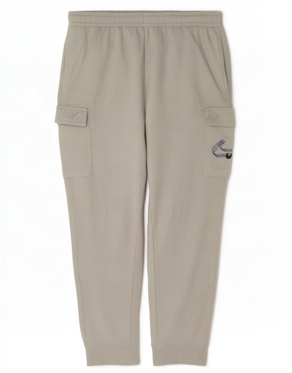 Nike Hombre Graphic Cargo Chándal Pantalones Joggers 2XL Gris Algodón